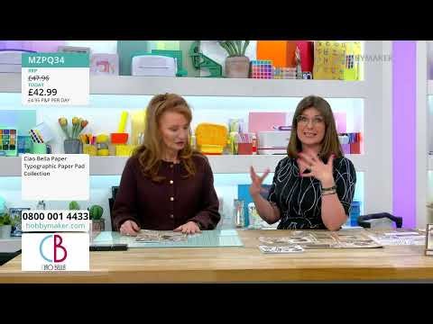 31/03/2026 - HobbyMaker with Ciao Bella, Art Inpirations, Hunkydory, Spellbinders & Claina Palmer