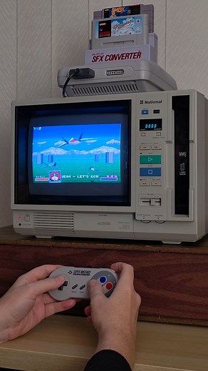 17K views · 1.9K reactions | Star fox for the Super Nintendo on a microwave crt tv  Have you played Star Fox? This game felt so ahead of its time in 1993. #retrogaming #snes #supernintendo #nostalgia #90s | xtr3m3z | Facebook
