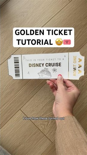 Golden Ticket Tutorial 🤩🎟️
