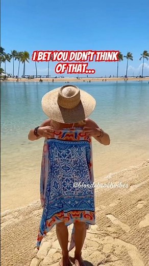 How to make a very easy wrap summer dress from a sarong! #sarong #pareo #vacationoutfits