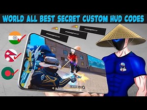 3 Finger HUD Code 🔥 | 4Flag Gamer Hud Code For Indian Server 🇮🇳💀 | Worlds Best Hud 😈 (Latest 🤫)
