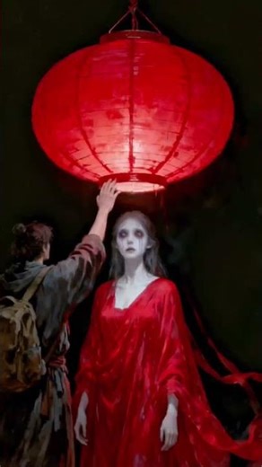 The Red Lantern at Widow’s Alley — Short Horror Story