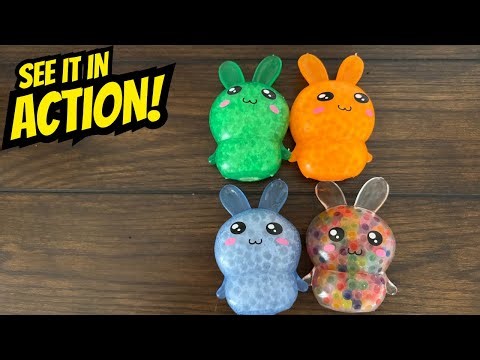 Easter Bunny Stress Balls Review — CUTEST Basket Stuffers Ever - SO soft, SO FUN!! #ad