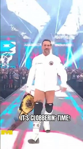 CM Punk’s #WrestleMania entrance 😤