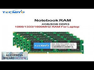 TECMIYO Laptop Memory RAM DDR3 DDR3L 8GB 4GB 1600MHz 1333MHz SODIMM 1.35V Review