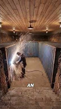 Shipping Container Bunker Built Completely Underground #bunker #diy #survival