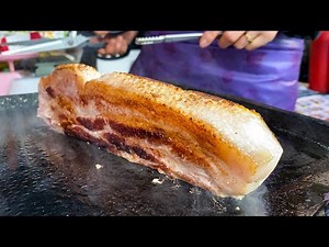 crispy Korean street pork belly BBQ┃Korean Street food
