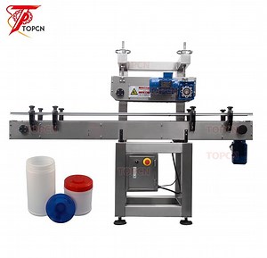 [Hot Item] Automatic Alcohol Wet Paper Towel HDPE Bucket Plastic Jars Container Sealing Capper Press Machine Wet Canister Jars Capping Machine
