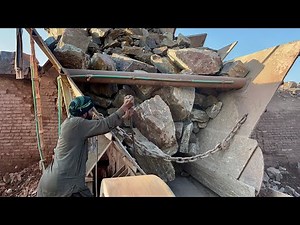 BIG ROCK 🪨 Crusher Machine - FULL Powerfull Process A Giant in Action-Big Rock Crushing