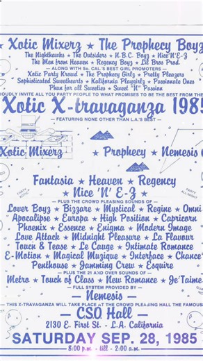 East LA Parties in the 80s @ The CSO Hall. | 80s Themed Party