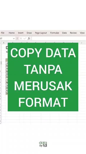 Pernah copy data di Excel tapi formatnya ikut berubah? Misalnya warna hilang, border berubah, atau font jadi beda? Tenang, Excel punya trik cepat biar nilainya saja yang tercopy, tanpa merusak format cell. Caranya super simpel: Klik bagian ujung kanan bawah cell (fill handle). Tarik ke bawah atau ke samping. Saat dilepas → muncul menu kecil. Pilih “Fill Without Formatting”. Selesai! Nilai tersalin, format tetap aman 🔒✨ Cocok banget untuk rekap harian, input data, atau nambah urutan angka tanpa 