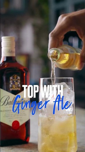 Ballantine's & Ginger Ale | Whisky Highball | Easy Whisky Cocktail