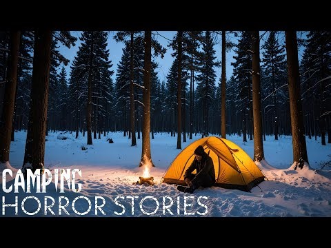10 True Creepy Camping In The Woods HORROR Stories | With Rain Sounds