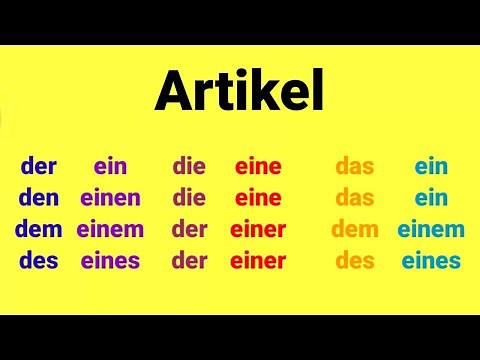Learn German, articles, #derdiedas , der, die, das, ein, eine, den, dem, des, einen, einem, eines,