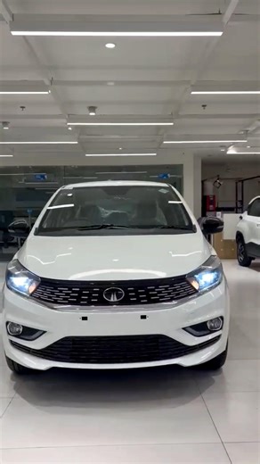 Tata Tigor XZA Top Model White 🤍 | Premium Looks + Features 🔥 #shorts