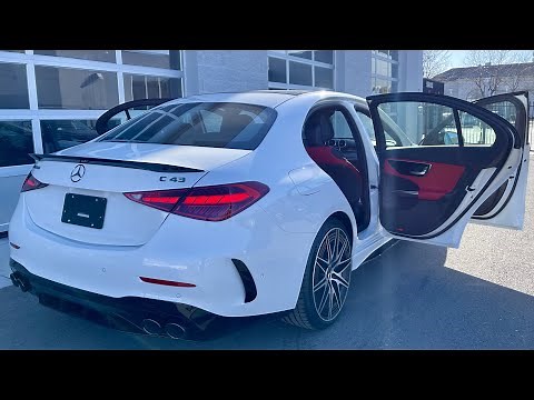 2023 Mercedes-AMG C 43 Sedan (402 hp) — Sound, Exterior and Interior 4K — Better Than Expected!