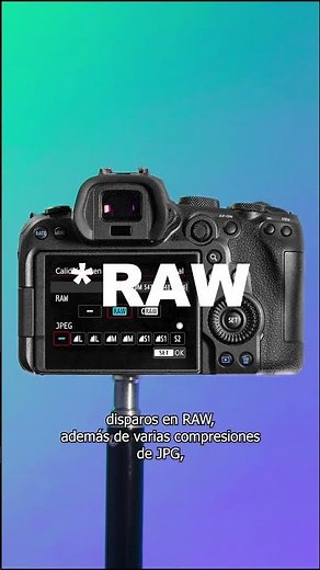 📸 ¿Cómo CAMBIAR de RAW a JPG en una CANON R6? | #2050produccionesacademy