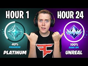 I Tried To SPEEDRUN Fortnite Ranked In 24 Hours... (Season 4)