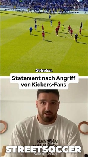 Kickers fans attack players | wfv Cup Final | Stuttgarter Kickers 1-3 Großaspach |