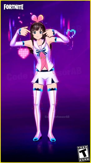 Fortnite Mona Lisa Emote Kizuna AI Skin Thicc 🍑😜😍