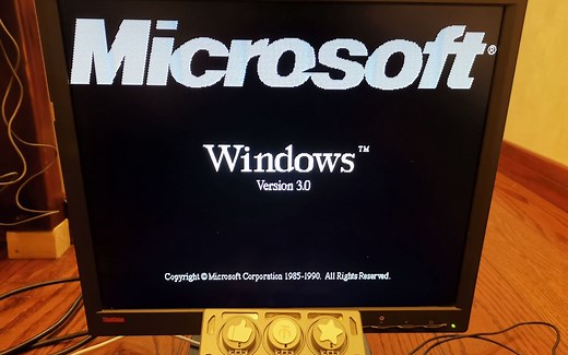 使用ESP32 VGA控制器运行WINDOWS 3.0教程