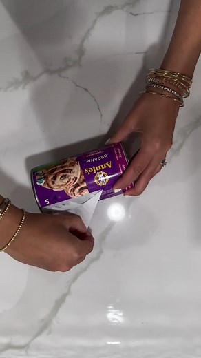 Pro-tip: use a waffle maker when making Annie’s Organic Cinnamon Rolls for a special, easy breakfast everybunny will love! 💜🐰 | Annie's Homegrown