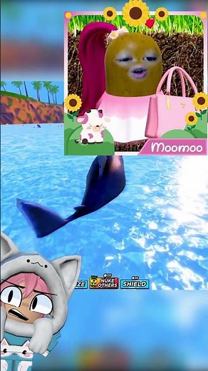 MOMON jadi HIU di Roblox