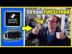 How to Live Stream Full Screen with PS5 Camera on Twitch or Youtube (Fast Method!)
