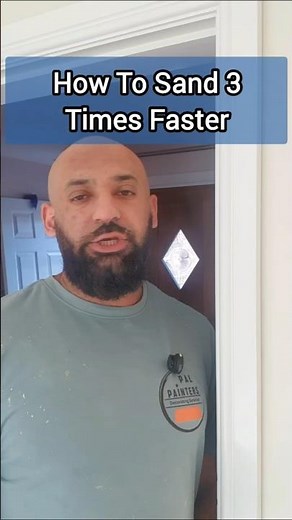 How To Sand Door Frames And Skirting Boards Fast #sanding #painter #decorator #speedup