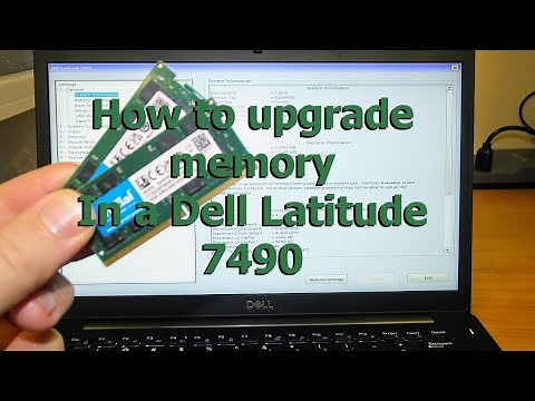 How to upgrade memory in a Dell Latitude 7490