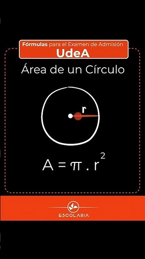 Area of ​​a circle step by step