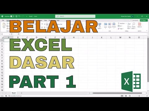 Belajar Excel Dasar Part 1