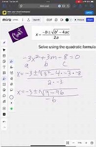 Quadratic Formula Imaginary roots