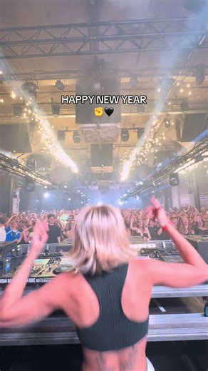 Celebrate New Year with Techno and Fireworks