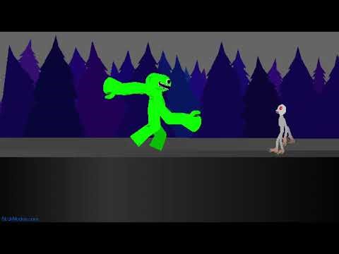 Jumbo Josh [ banban ] VS chicken ghost [ trevor henderson ] / stick nodes animation