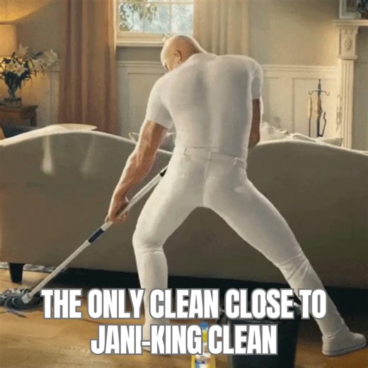 When you want clean, but you’re not quite there yet... 😉💪 The only clean close to Jani-King clean! 🧽✨ Sorry, Mr. Clean—our team takes it to the next level! 💼 #JaniKingClean #MrCleanWho #TopNotchCleaning #SpotlessEveryTime | Jani-King | The King of Clean