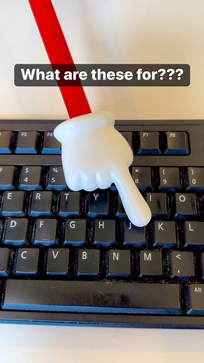 Why the lines 🤔? #reels #tech #keyboard #interesting | Liz & Jeff