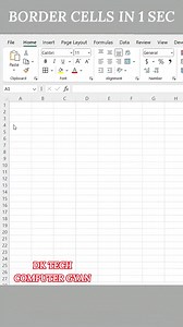 Border 10000 Cells in 1 Second in Excel #excel #viralreelsシ #viralreelsfb #viralvideoシ #viralreelsfacebook #viralreelschallenge #trendingreels #trendingreelsvideo #viralpost2025シ #msexeltipsandtricks #msexceltricks #msexceltraining #Microsoft #microsoftWord #trend #education #computer #computerscience #dktechcomputergyan @topfans Syed Ali Khurram Zaidi Alex Dcosta Awais Qureshi Raja Asif Iqbal Bappa Gupta Riaz Khan Thennu Arasan Vasava Ravina Fajar Imran Khanz Khan Ricardo Vergara Pening Irshaad
