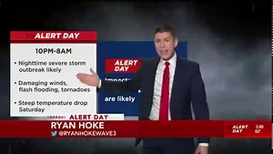 13K views · 86 reactions | WATCH: SEVERE WEATHER WARNING — The WAVE 3 News Storm Tracking Team is on high alert as we await the possibility of severe storms across our area tonight and tomorrow morning. Download the #WAVE3Weather app: https://qrco.de/bcAP8x | WAVE | Facebook