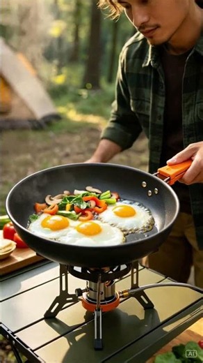 Portable Camping Cooking Set | Compact Outdoor Cookware Kit