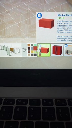 TUTORIEL meuble TV design dans Les Sims 4
