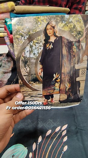 1.3K views · 104 reactions | Pure muslin digital print with hand work offer price 1500 #muslin #digitalart #celebrity #class | Singh Collection - Bathinda | Facebook