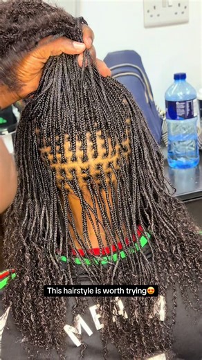 Micro braids, big confidence ✨ Micro braids that flow, shine, and slay every angle. Perfect for that effortless, everyday glam. 💫 #MicroBraids #HumanHair #ProtectiveStyle #BraidedBeauty #hairgoals