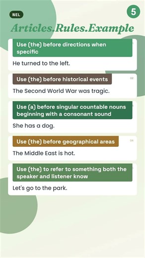 Essential Article Rules with Clear Writing Examples — Part 05 (2026)