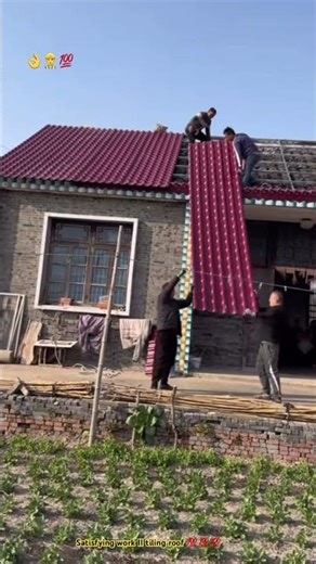 Resin roofing sheet installation easy and simple