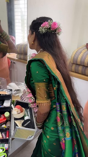 54K views · 4.8K reactions | #bride #trendingsongs #reelitfeelit #marathimulgi #vaishali #reelsinstagram #viralvideos #bridetobride #makeup | Vaishali Nimse Shinde | Facebook