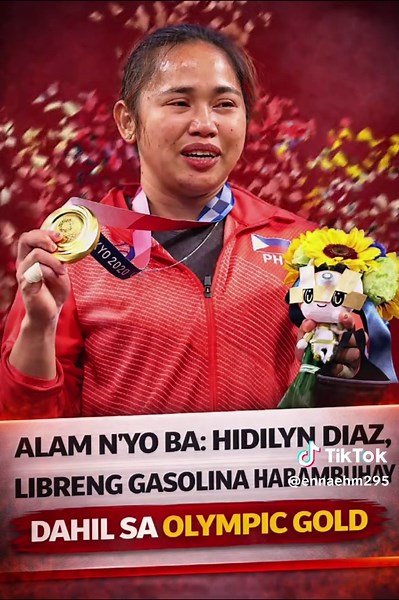Hidilyn Diaz: Gantimpala ng ₱5 M at Libreng Gasolina