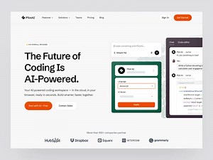 PilotAI - AI Code Generator Landing Page