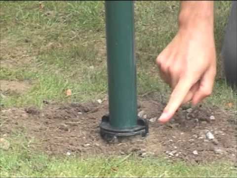 60 Metre Rotary Washing Line with Cranked Hoist Lift