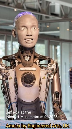 Engineered Arts's Ameca #futuretech #smart #cosplay #deeplearning #humanoid #ai #robot #foryou